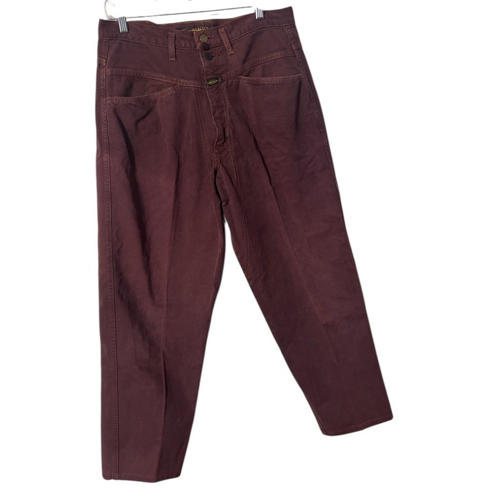 Marithe Francois Girbaud Men's Burgundy Jeans